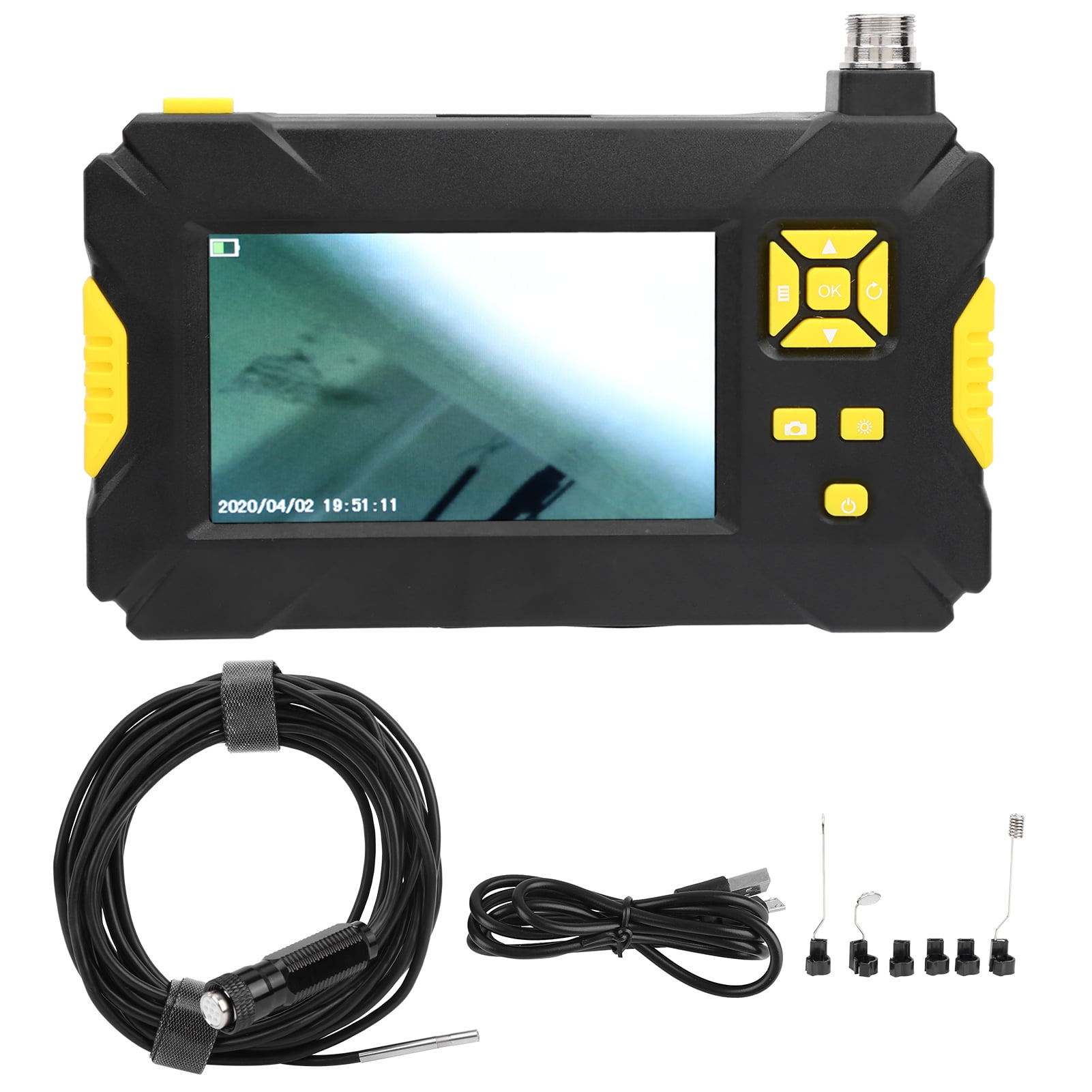 Caméra Inspection 10M, Endoscope WiFi 1080P, IP67, Compatible IOS Android, 2600mAh - Appareil Photo