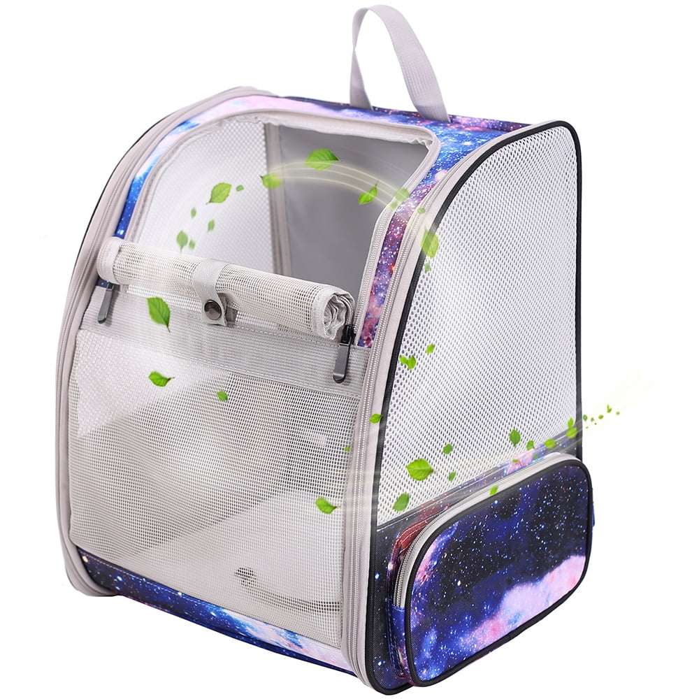 Pet Backpack Carrier for Cat and Small Puppy, Breathable Full Ventilation Backpack for Cat and Small Dog, Airline Approved Cat Travel Bag