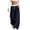 Dark Blue, variant on Womens Street Casual Loose Sweatpants Patchwork Elastic Waist Drawstring Wide Leg Gym Workout Pants with Pockets