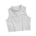 thumbnail image 6 of Summer Tops for Women New Vest Wrapped Chest Lace Solid Color Sexy Detachable Strap Top Tees for Women V Neck Shirt Juniors Womens Size Medium Tunics Womens Shorts Embroide Ladies White XS, 6 of 8