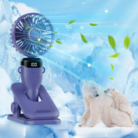 

Usloyux Table Fans Handheld Bracket Clip Small Fan Desktop Desktop Electric Fan Usb Charging Desk Student Dormitory Bedside Sleep Bass Mini Outdoor Camping Convenient Small Fan Savings Blue