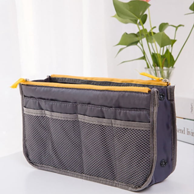 CQCYD Handbag Organizer Purse Insert, Large Travel Bag Organizer Liner Tidy Insert for Tote, Satchel, Diaper Bag, Multifunctional Handbag Storage Compartment Protector