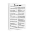 thumbnail image 4 of Scripture Walls Proverbs 26 Chapter White Bible Canvas Christian Wall Art Ready to Hang Unframed, 4 of 13