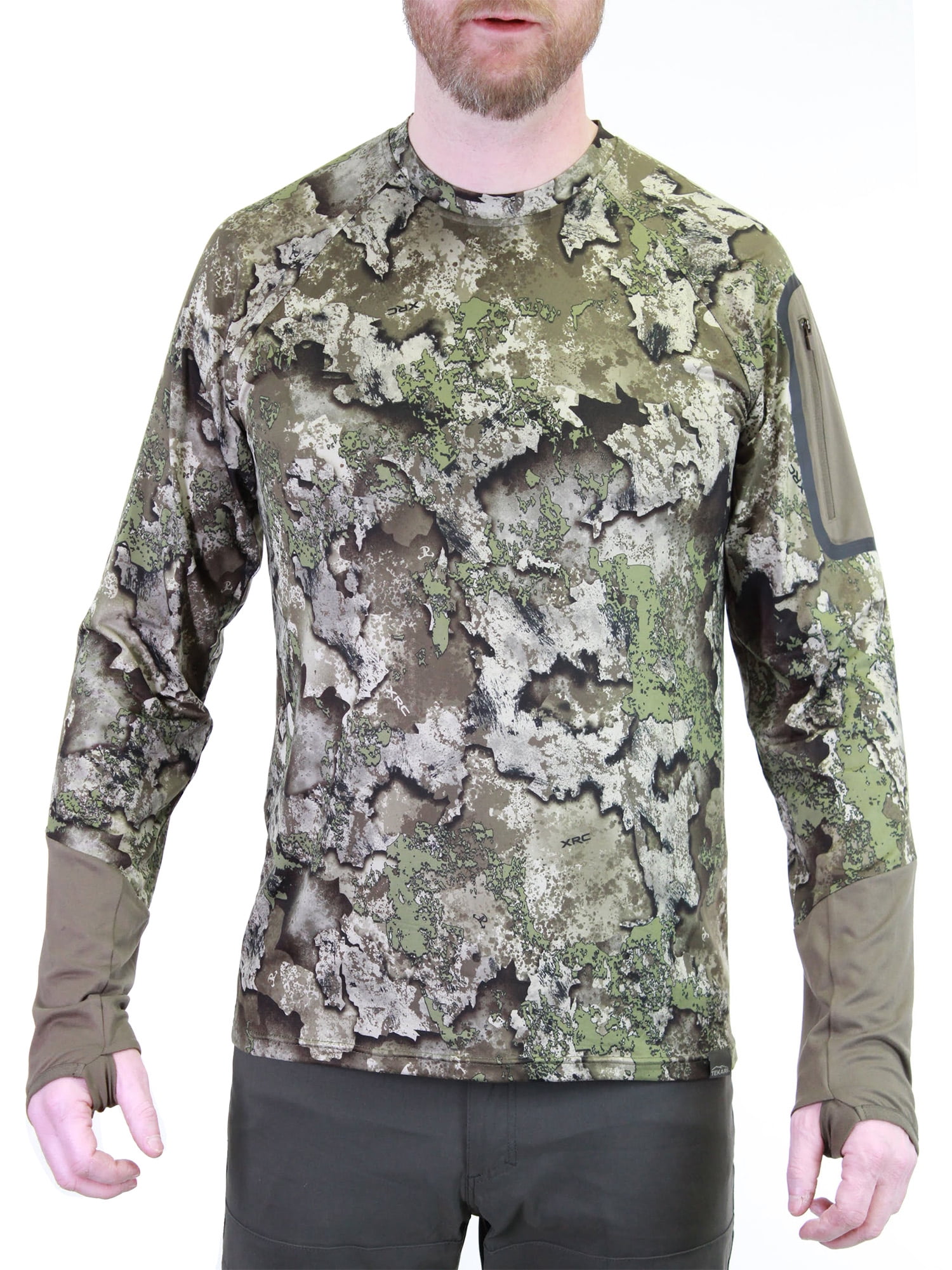(2 pack) Tekari Men's Boldrun Long Sleeve Performance Hunting Shirt