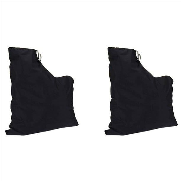 2X Bolsa de Soplador de Hojas con Cremallera Descarga Inferior Soplador de Hojas Bolsa de VacíO Recoger Hojas para Jardín Césped Se Adapta Una Sopladoras Aspiradoras