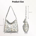 thumbnail image 5 of Artistic Floral Butterfly Canvas Tote – Colorful Bee and Flower Design for Spring, 5 of 5