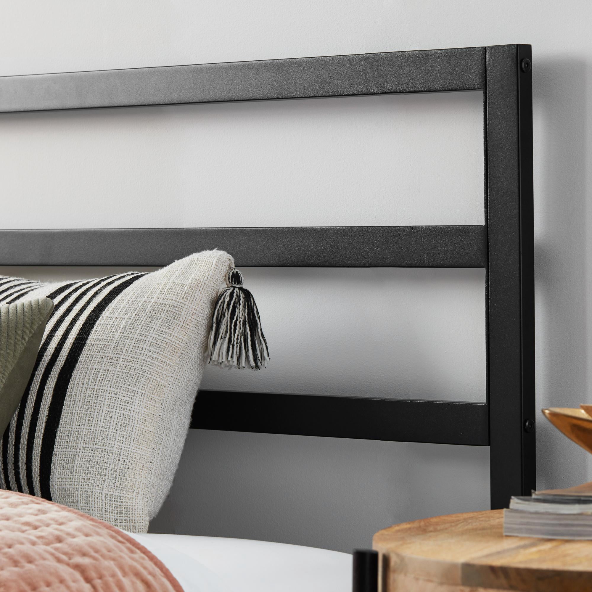 Rest Haven Boston Double Panel Metal Headboard, Twin