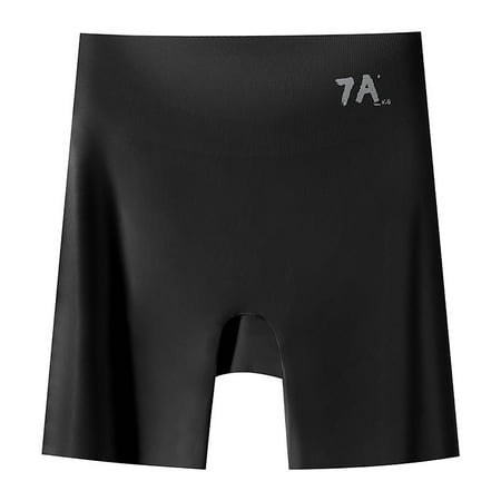 BZGTZT Women High-Waist Ice Silk Underwear with Tummy-Control Hip-Lifting Lifting Waist Cinching Small Belly Boxer Briefs