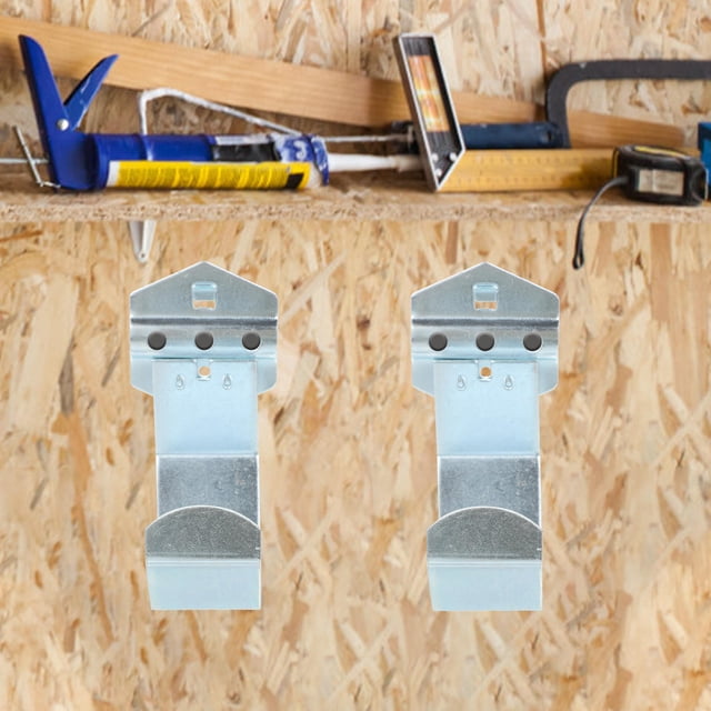 UPOUART 2 Pcs Support d'Outils pour Panneau Perforé Design Robuste en Acier pour Vitrine
