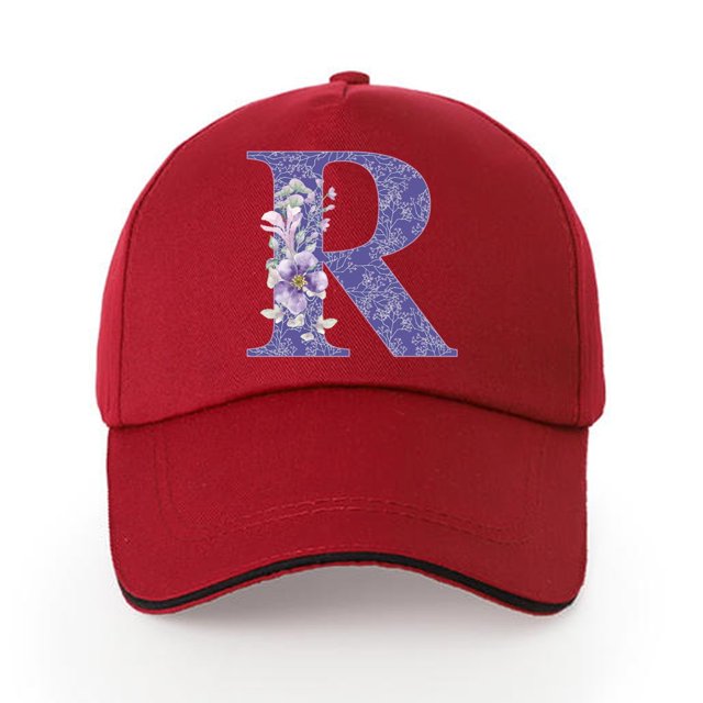 Gorra de béisbol de la serie de flores púrpuras, sombrero Casual Unisex salvaje de Hip-hop, gorra Hipster imprescindible con visera, algodón, papá, sombrero para el sol al aire libre de verano Fivean unisex