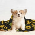 thumbnail image 4 of Yiaed Sunflowers Print Dog Blankets-Cat Blanket Washable for Couch Protection,Puppy Blanket, Soft Plush Reversible Throw Furniture Protector-Medium, 4 of 8