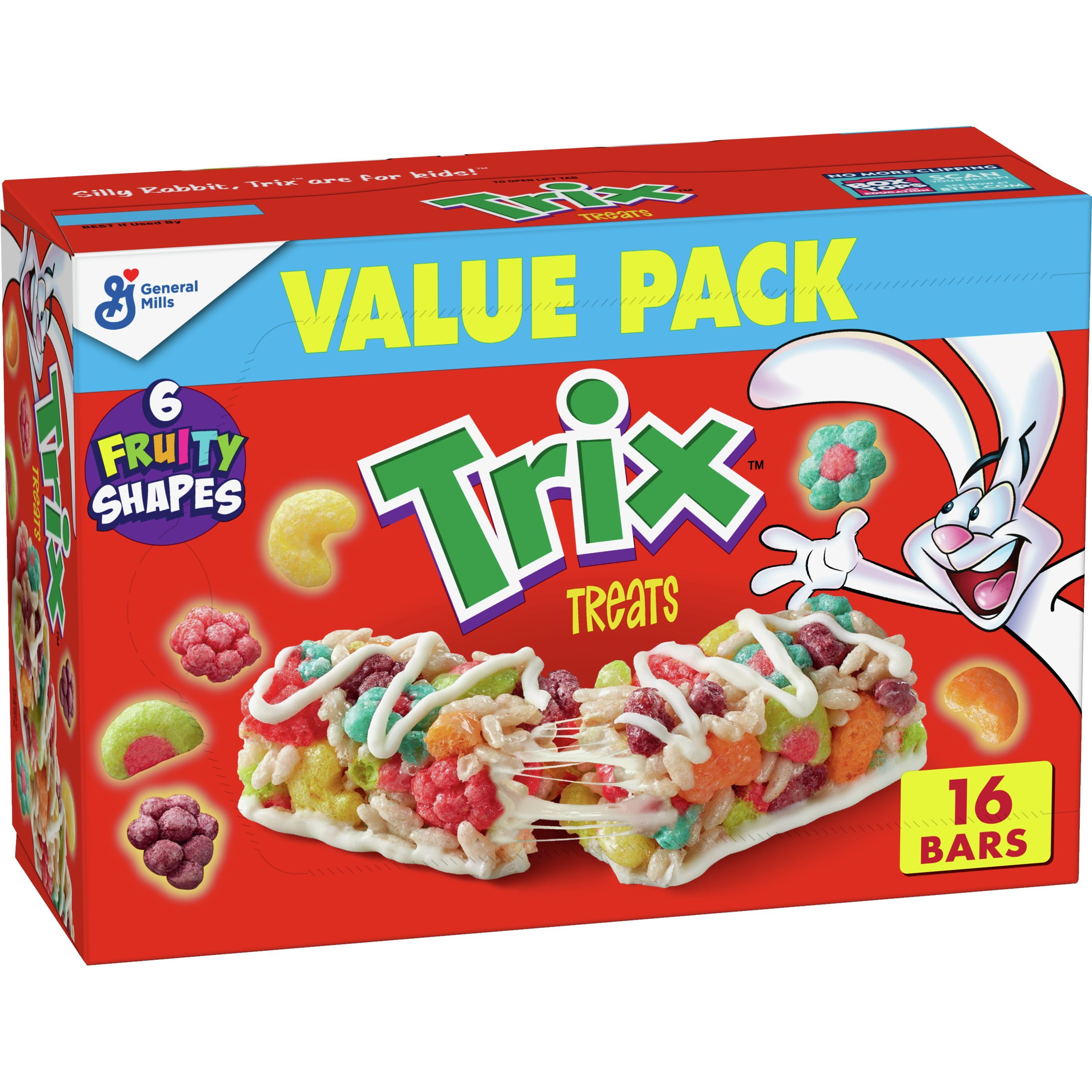 Trix Breakfast Cereal Treat Bars Value Pack 16 Ct