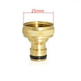 thumbnail image 2 of Brass G3/4In Universal Garden Tap Connector Water Hose Adaptor Quick Release, 2 of 8