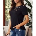 thumbnail image 1 of Distressed Tees,Ripped T Shirt Round Ripped T Shirt Womens Distressed Tshirt True Excellence, 1 of 6
