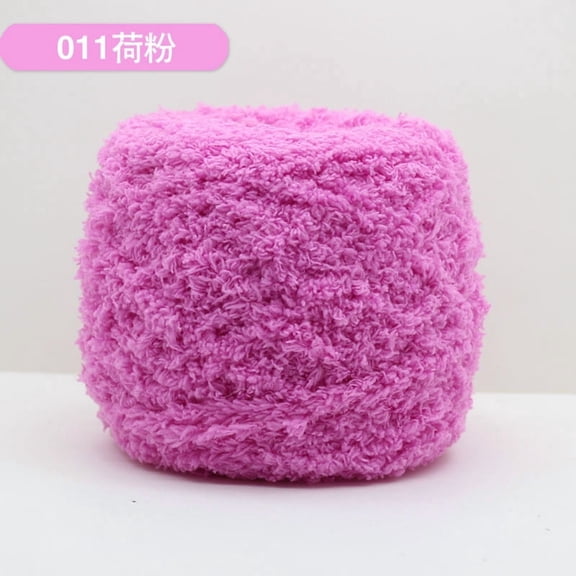 suxuMhao Coral Velvet Yarn, Premium Blended Fiber, Ultra-Soft Yarn for Knitting, Crocheting, DIY Crafts, Plush Toys & Winter Accessories, Easy to Work With & Durable​, pink
