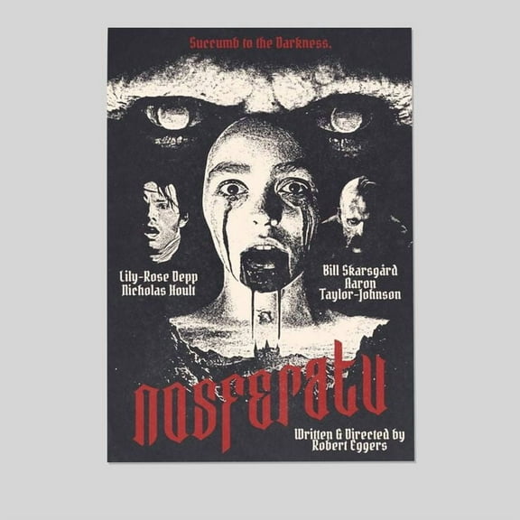 Movie Poster - Nosferatu Horror 2024 Movie Poster- Vintage Style - Size 24x36 - Postora