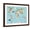 Brown Frame, variant on Art.com Animal Map of the World for Children and Kids Art Print by Moloko88, 16" x 12"