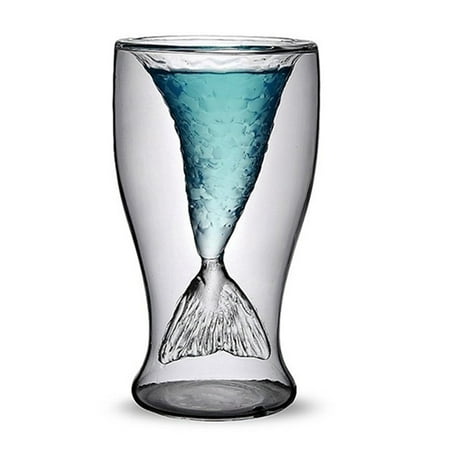 Mermaid Creative Glasses Beer Glass Beer Mug Creative Cup Beauty Glassware Shrimp Cocktail