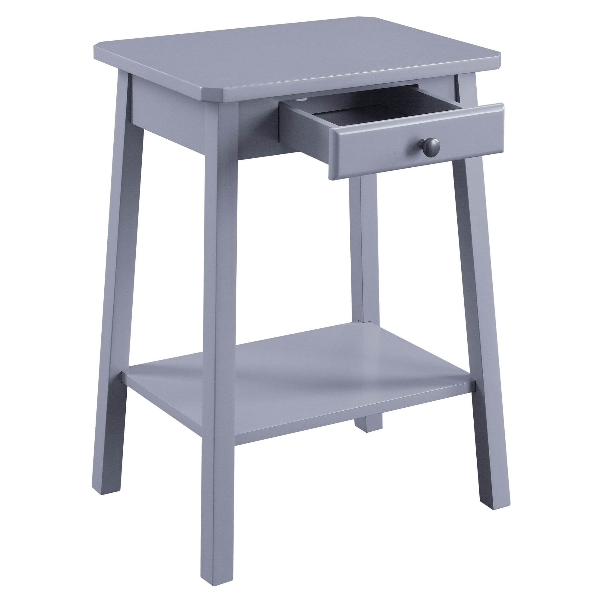 ACME Kaife 1-Shelf Accent Table in Gray