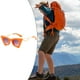 thumbnail image 4 of Gafas de sol ojo de gato Soledad cuadradas retro UV400 naranja para mujer, 4 of 7