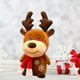 thumbnail image 4 of Marionetas de juguete de peluche de alce, figurita suave para dormir, decoraciones de renos de 7,87 pulgadas para sala de estar, aniversario, 4 of 8