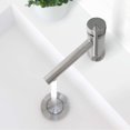 thumbnail image 6 of Stylish Single-Handle Brushed Stainless Steel Bathroom Faucet Height 6" B-108S, 6 of 12