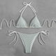 thumbnail image 1 of Traje de baño para mujer, moda, cómodo, estampado, bikini, traje de baño de color liso para mujer, conjuntos de bikinis, trajes de baño para mujer, 1 of 7