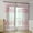 Pink, variant on 55‘’X94.5‘’ Window Screen Decoration Cluster Flower Tulle Curtain Tulle Tracery Voile Drape Drapery Polyester Fabric Polyester Curtains,Green,Polyester