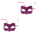 thumbnail image 2 of Qarigey Half Face Retro Elegante Delicado Prom Masquerade Ladies Costume Accesorios Ball Party Decoración Halloween rose red Type2 NO2, 2 of 6