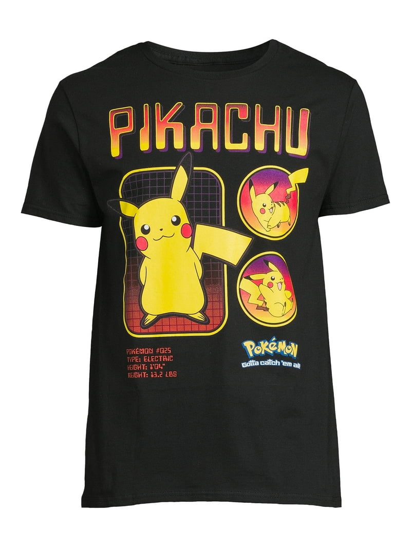 Pokemon Pikachu Apparel - men's Graphic T-shirt - Sizes S