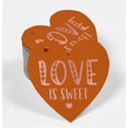 thumbnail image 2 of Inkdotpot 50 Pack Real Rose Gold Foil Paper Tag Love Is Sweet Wedding Favor Hang Tag, 2 of 8