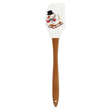 

1pc Christmas Baking Tool Silicone Cake Spatula Adorable Cream Scraper
