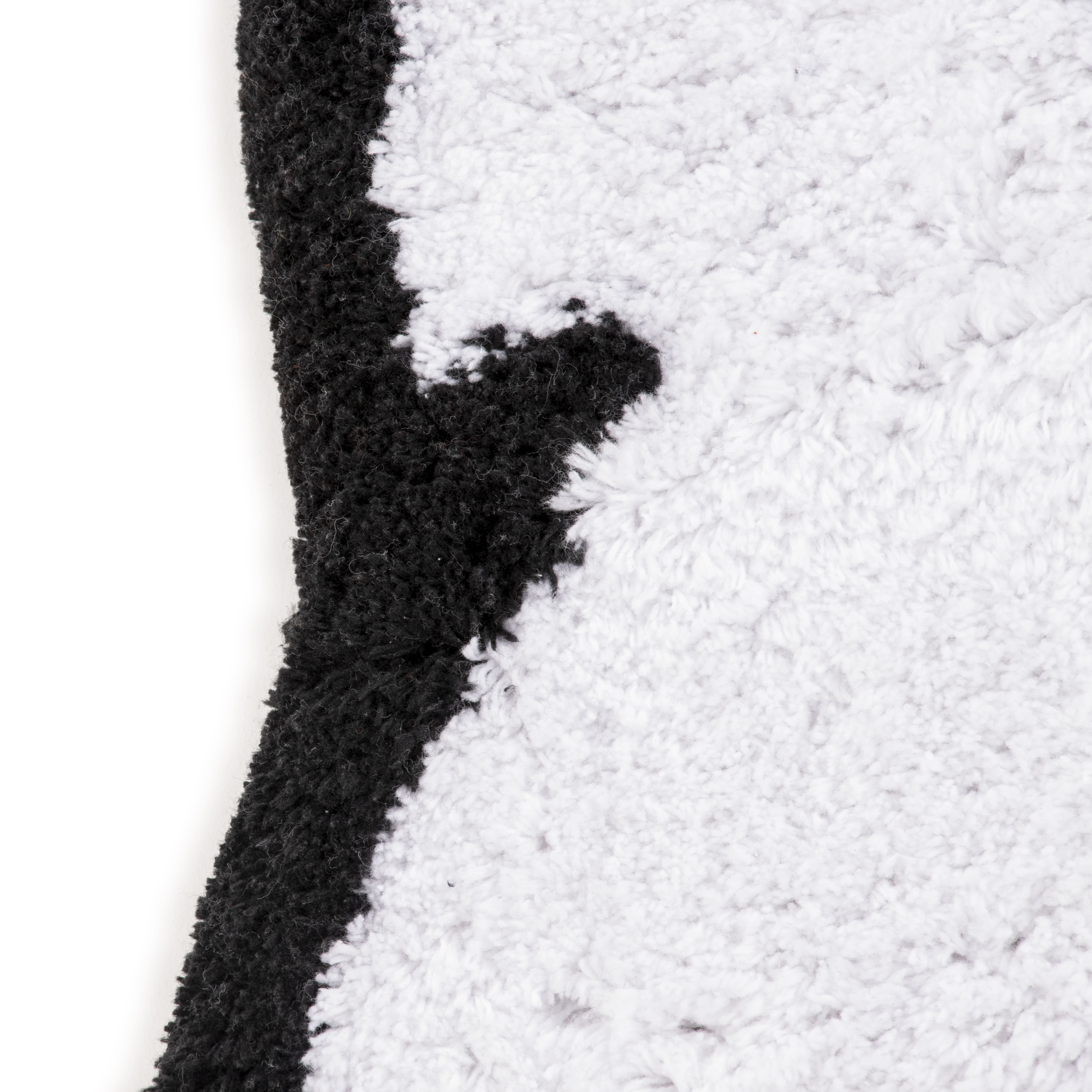 Hello Kitty Tufted Rug, 28" x 25", Cotton, White, Sanrio
