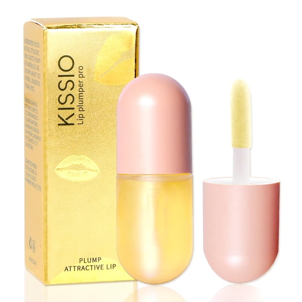 KISSIO Natural Lip Plumper Lip Plumping Lip Gloss Lip Plumper Gloss Lip Plumper Hidratante y Reduce las líneas finas 5,5 ml para uso diurno