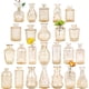 thumbnail image 1 of TBWIND Jarrón de cristal, juego de 24 pequeños floreros de color ámbar para centros de mesa a granel, mini florero vintage para decoración de bodas, flores individuales y decoración de mesa para el ho, 1 of 1