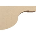 thumbnail image 3 of 10"W x 30"D x 20"H Classic Del Monte Rough Cedar Woodgrain TimberThane Corbel, Primed Tan, 3 of 6