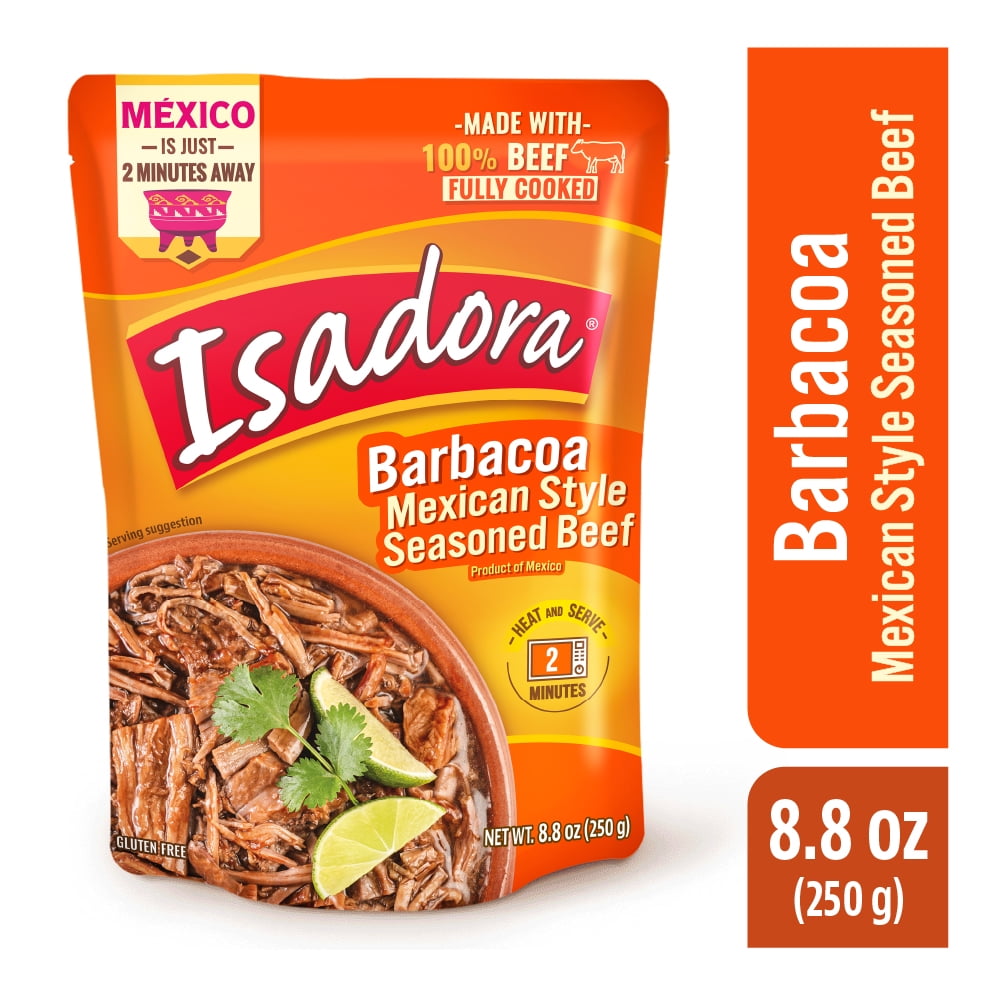 (8 pack) Isadora Barbacoa Mexican Style, 15 oz