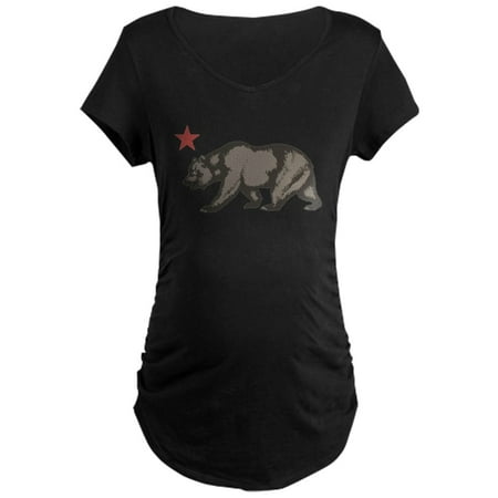 

CafePress - California Bear With Star Maternity Dark T Shirt - Maternity Dark T-Shirt