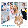 thumbnail image 7 of Gaeub Corgi Animal Print Cleaning Working Cap,Unisex Scrub Cap Nurse Hat,No-Slip Scrub Cap for Men & Women, 7 of 7
