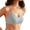 Gray, variant on Women’s Bralette Thin Strap Seamless Lightweight Comfort Wireless Bra with Low Back Design Soft Everyday Support Bra for Casual Wear