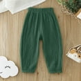 thumbnail image 2 of Kwasome Girls Pants Toddler Spring Summer Loose Trousers Solid Color Fashion Classic Girl Clothings 6-7 Yearsag, 2 of 4