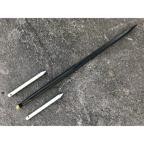Lot of 39" Hay Bale Spear Conus 2 with Two Stabilizer Spikes