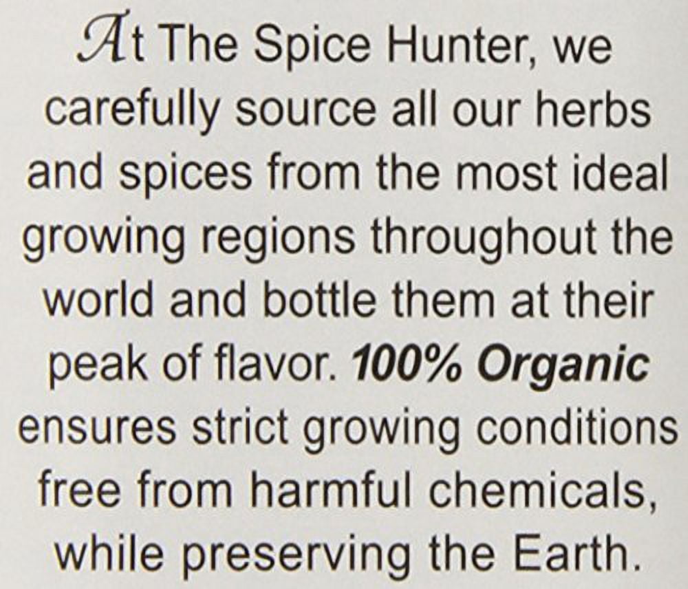 Spice Hunter 100% Organic Spice - Rosemary - Case Of 6 - .6 Oz