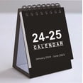 thumbnail image 1 of Calendario de escritorio XCF pequeño 2024 2025 10,5 x 7,5 cm, 1 of 4