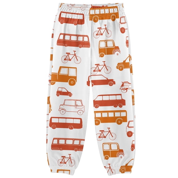 joogoo Cartoon Cars Bicycle Boys' Sweatpants Jogger Pants 5-6Y