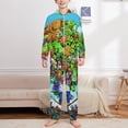 thumbnail image 2 of Plants Vs Zombies One Piece Pajama Hooded Union Suit PJs Sleepwear, 2 of 7