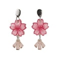thumbnail image 1 of Aretes artesanales largos cerezo, 1 of 5