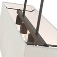 thumbnail image 5 of Livex Lighting Summit 4 Light Linear Chandelier in English Bronze, 5 of 13