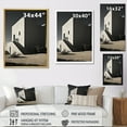 thumbnail image 4 of Designart "Monochrome Tower Image" Towers Floater Framed Wall Decor, 4 of 5