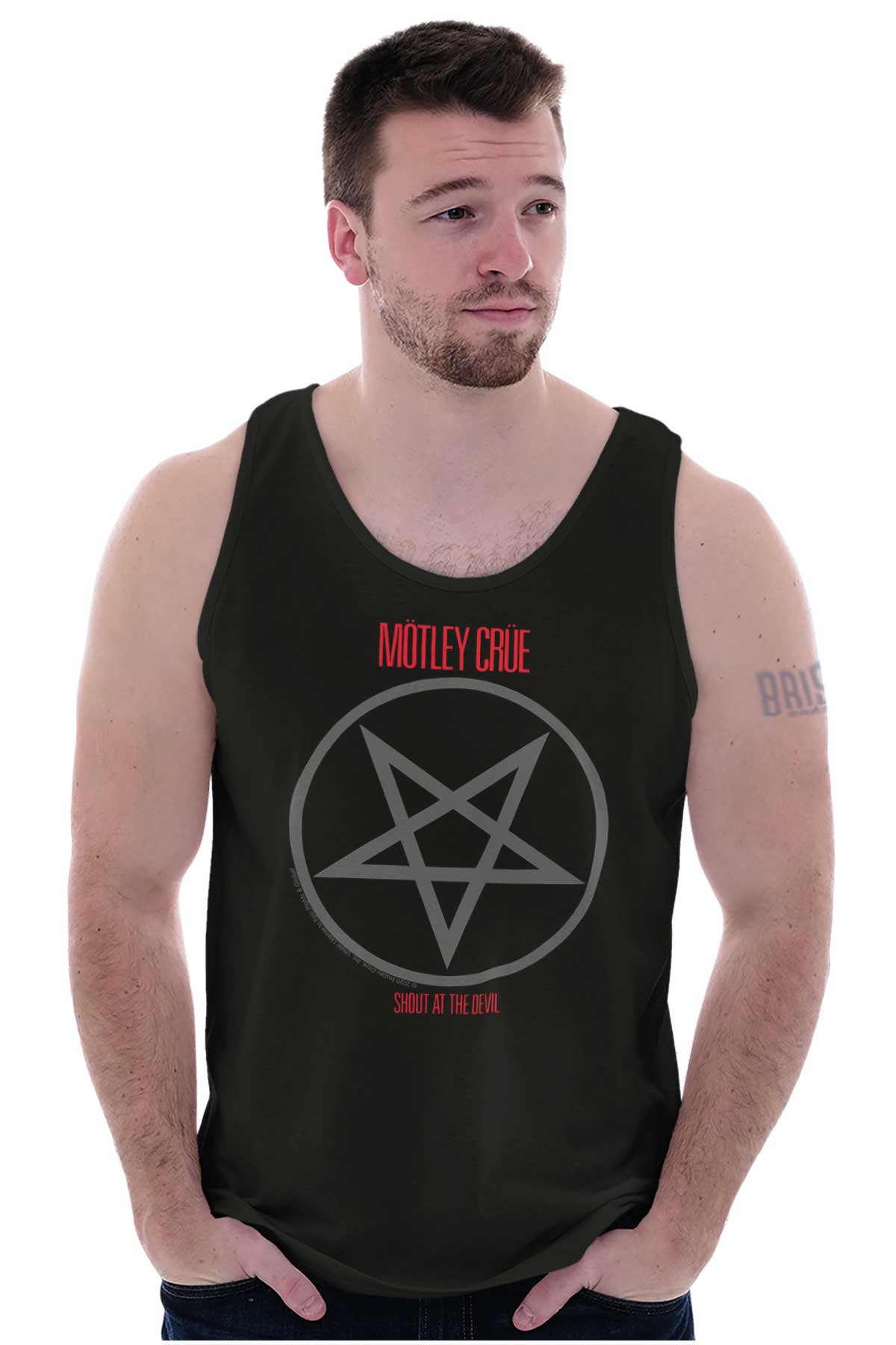 Motley Crue 80s Hair Metal Pentagram 